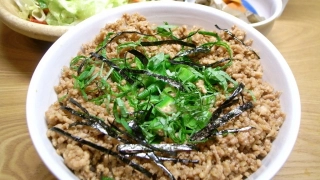 鳥そぼろ丼