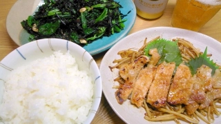 味噌漬け豚肉焼き
