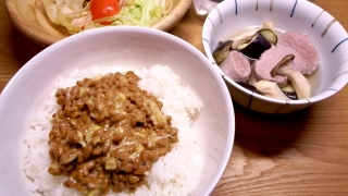 納豆ご飯大盛り