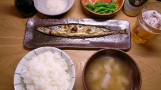 サンマの塩焼き