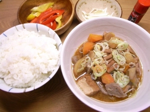 モツ煮定食