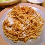 有頭エビのパスタ 有頭エビのパスタ