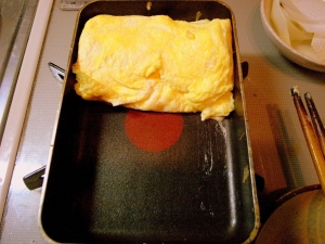 チーズ厚焼き卵：完成