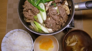 すき焼き：完成
