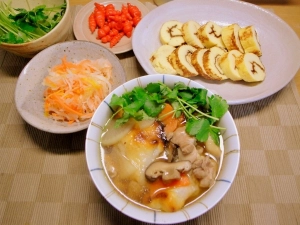 ちょっと残念な雑煮＆伊達巻き