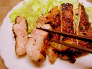 皮は焦げたが、肉の焼き具合は適度であった