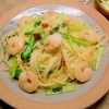 ホタテとエビのアンチョビパスタ