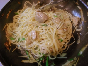 パスタは 160g
