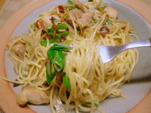 冷めても美味しいパスタでした