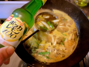 レモン果汁大さじ１