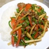 青椒肉絲飯