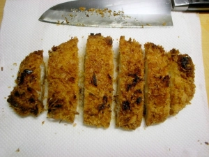 ロースターで温めたら、少し焦げた