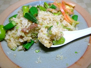 ご飯は 1.5合