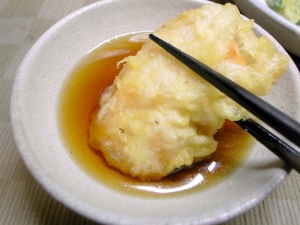 鳥の天ぷらも美味い、唐揚げ以上か