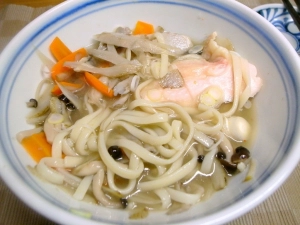 私としてはまさかの乾麺 100gだが、十分満足だった
