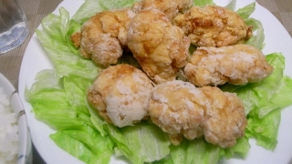 鶏胸肉の唐揚げ風・肉団子揚げ