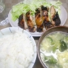 鶏もも肉の柚子胡椒焼き、ブロッコリーの卵スープ