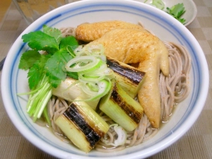 手羽先の鶏南蛮蕎麦