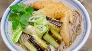 手羽先の鶏南蛮蕎麦
