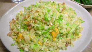 キャベツ塩豚チャーハン
