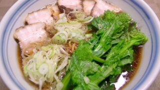 菜の花チャーシュー麺
