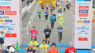 東京マラソン２０１２　ゴール！！！