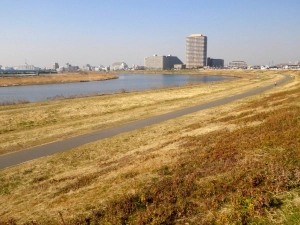 気温は高かったが、景色はまだ冬だ