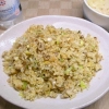 芹ご飯と舞茸の炒飯