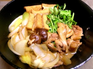鶏のすき焼き