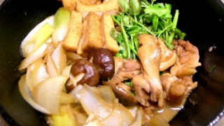 鶏のすき焼き