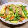 じゃこ天の野菜炒め