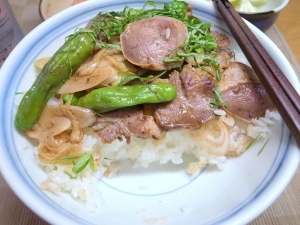 丼は基本、がっつりいく