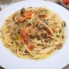 ドライカレーでスパイシー・パスタ