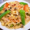 スパムでナポリタン