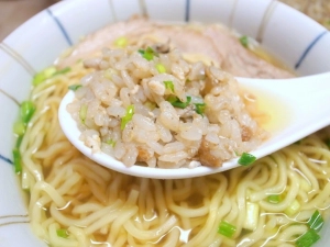 チャーハンとラーメンのハーモニー