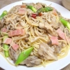 たっぷりキノコのパスタ