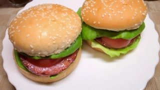 ハンバーガーで Mac な休日