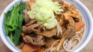 もつ煮蕎麦