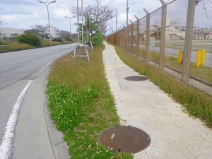 空港への道