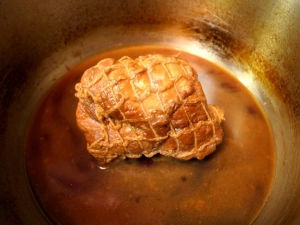 汁が煮詰まったら出来上がり