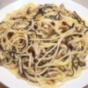 ひじきとキノコのペペロンチーノ