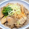 鶏もも肉と舞茸の蕎麦
