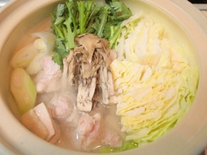 野菜を加える