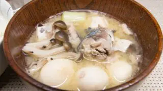 サバ水煮缶の味噌汁