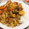 圧力鍋で鶏手羽元のカレー