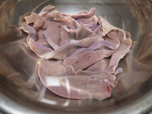 豚レバーの野菜炒め Run To Be Sober