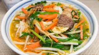 野菜たっぷり味噌ラーメン