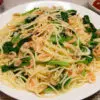 桜エビとほうれん草のパスタ