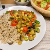 ひよこ豆のベジタブルカレー