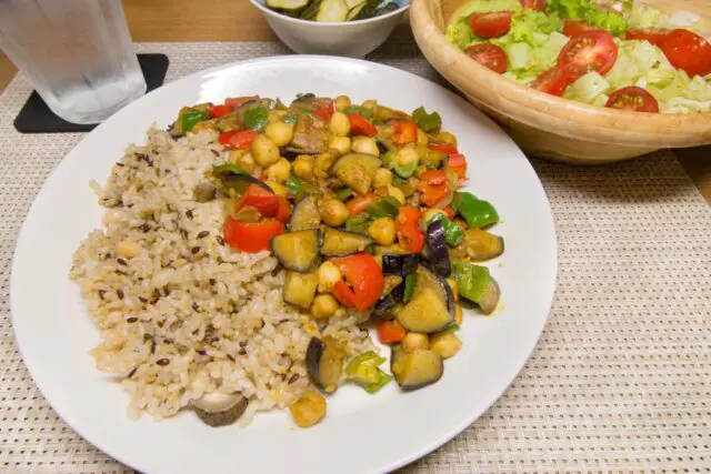 ひよこ豆のベジタブルカレー